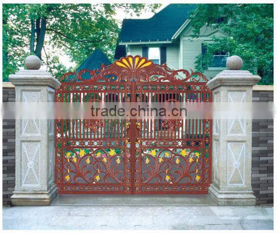 High quality grand courtyard gate with aluminum alloy