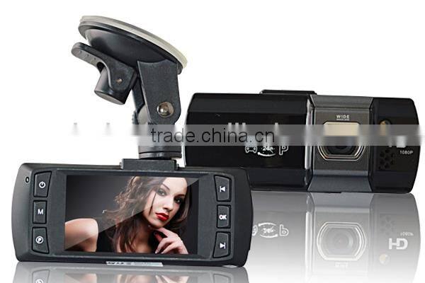 AC hot sell 2.7inch 1080P car dvr+supper nightvisionion mini dvr for car+H.264 h198
