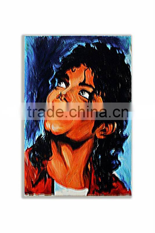 Famous portrait Michael Jackson wood decoration