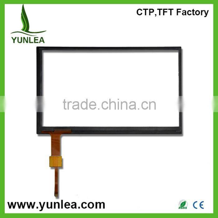 2015 hottest 50 pins 7" touch industrial capacitive touch lcd panel