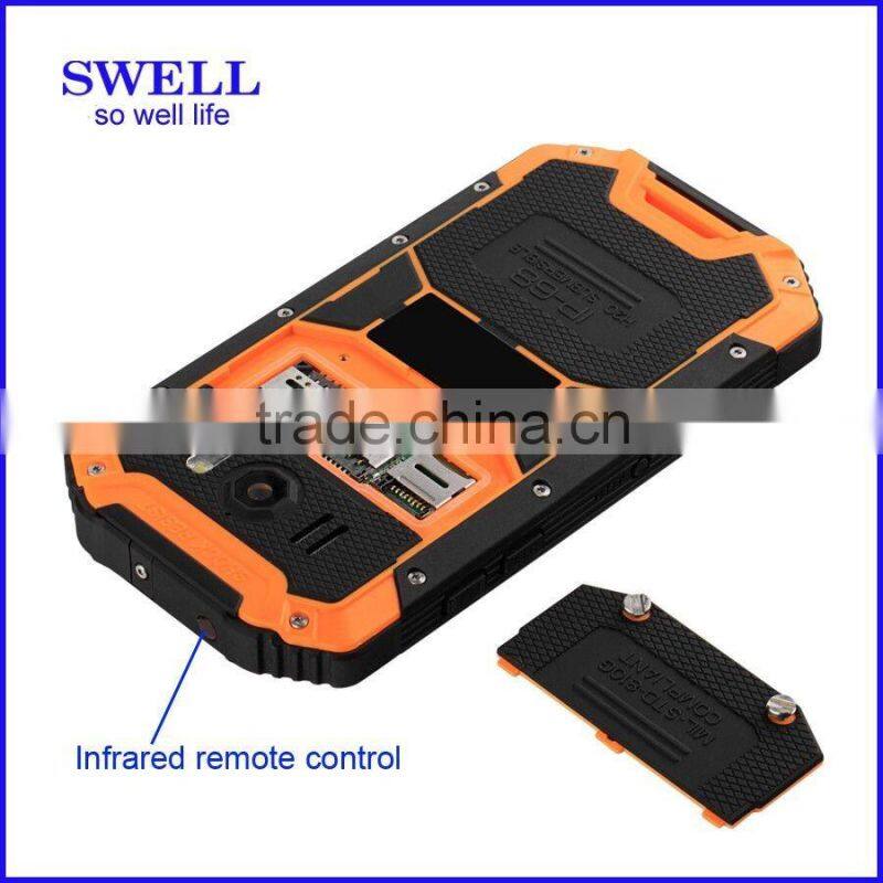 ip68 waterproof handheld terminal android 4.4 octa core transportation terminal 4.7inch NFC walkie talkie remote contral F19
