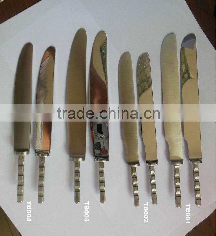 Stainless steel Cheese blades with hole Cheese knife blades