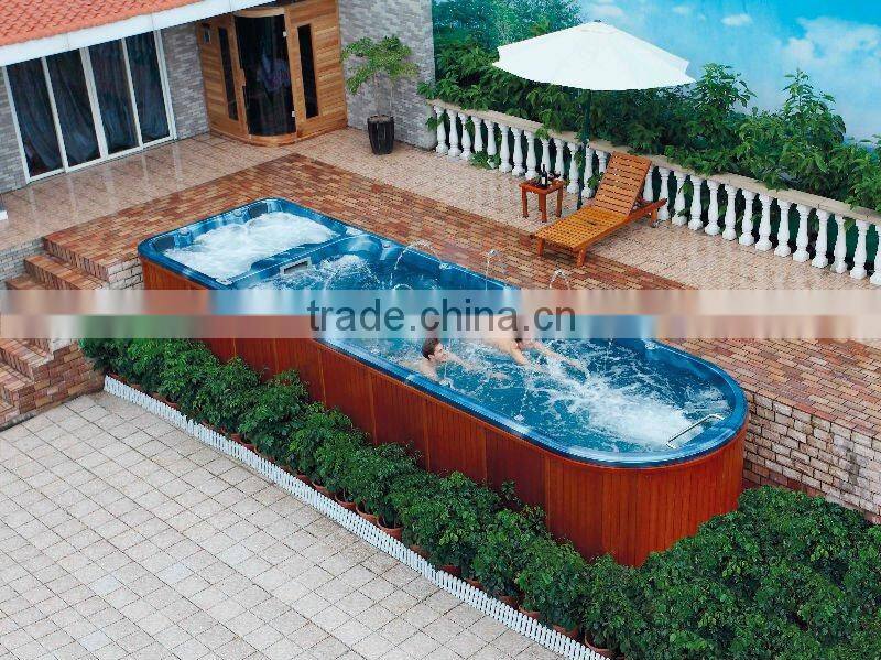 deluxue outdoor spa and swimming pool WS-S08M with massage