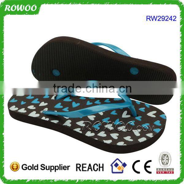 Womens plastic digital printed eva slippers