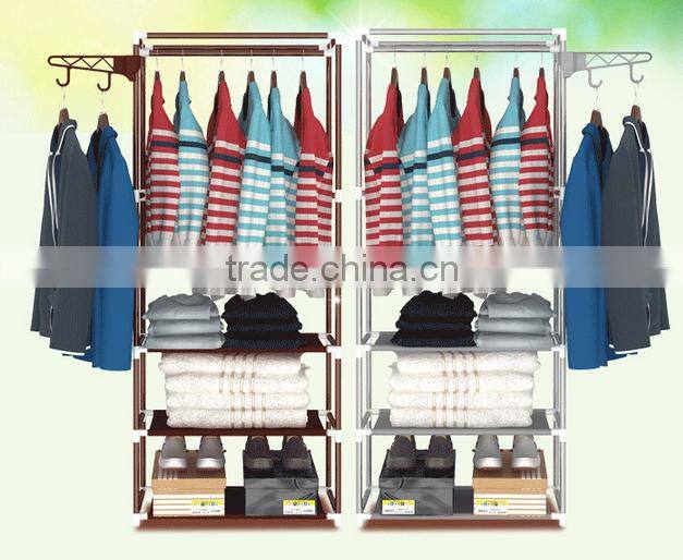 Removable home furniture clothes display rack