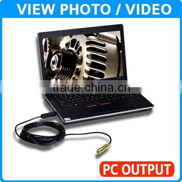 USB Inspection 4 LED Waterproof Metal Camera 5M/7M/10M Cable Endoscope Borescope