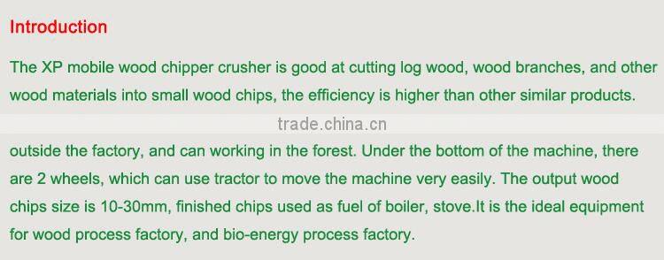 CE Approved 8 - 15 TPH Drum Type Wood Crushing Machine