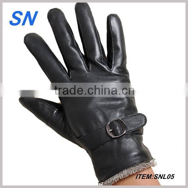 hot fashion noble sexy promotional customerized warm dear leather driving gloves for man