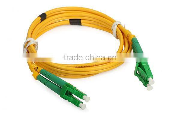 from China factory LC/APC single mode duplex 50/125um patch cord for huawei fiber optical use