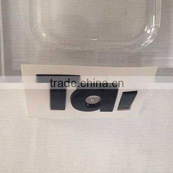 High quality 3D self-adhesive ABS plastic chrome letterings for cars
