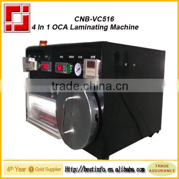 4 In 1 OCA vacuum laminating bonding lcd with glass lcd repair machine