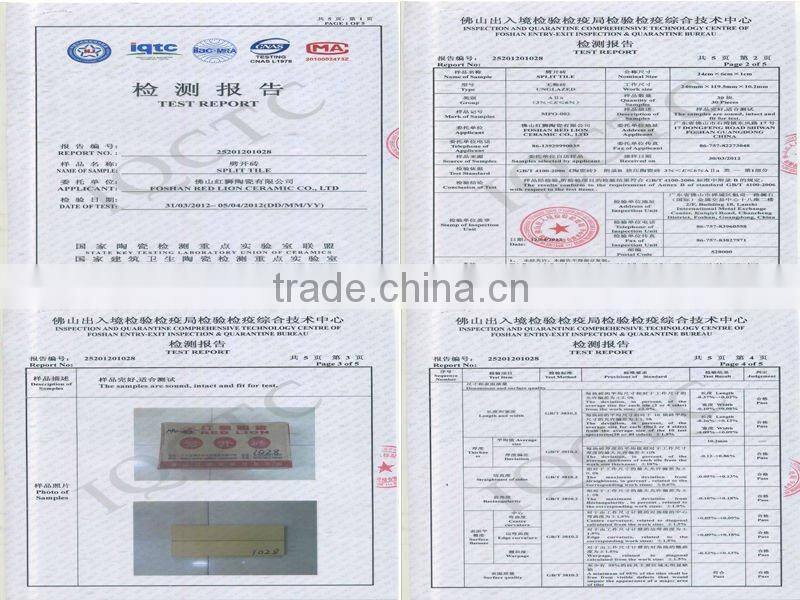 brick interior ceramic wall tiles MPO-002 240x60x10mm