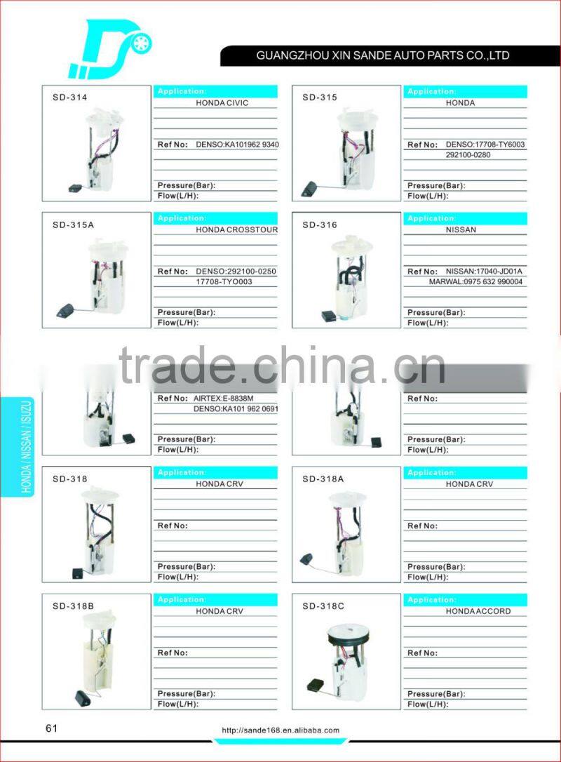 Auto part Electrical Fuel Pump Assembly OEM 4495163 Suit For Chrysler