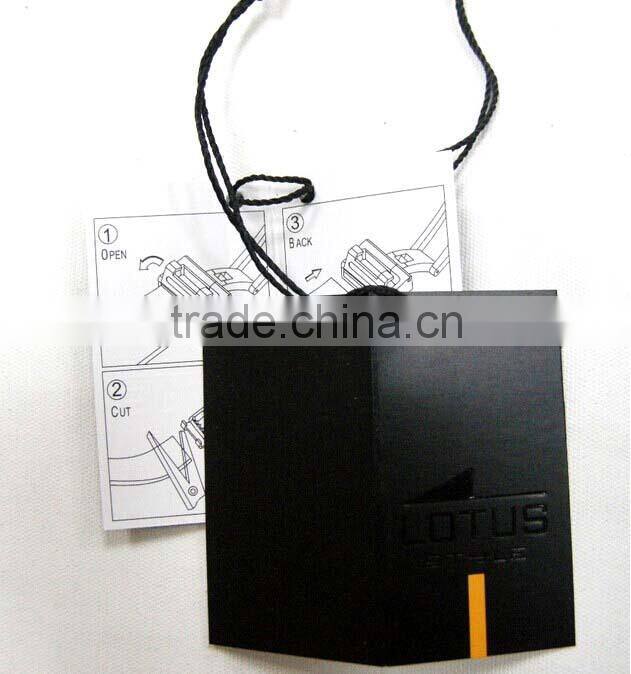 folded hole punch hang tag (M-HT091)