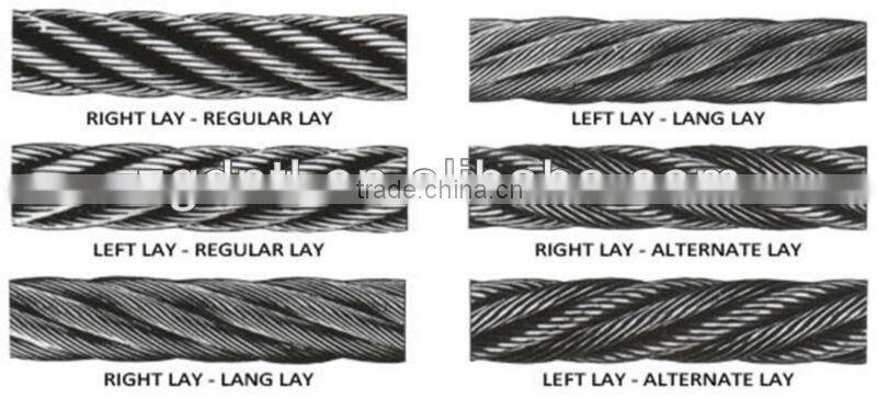 Top quality elevator wire rope (Dia 6-22mm)
