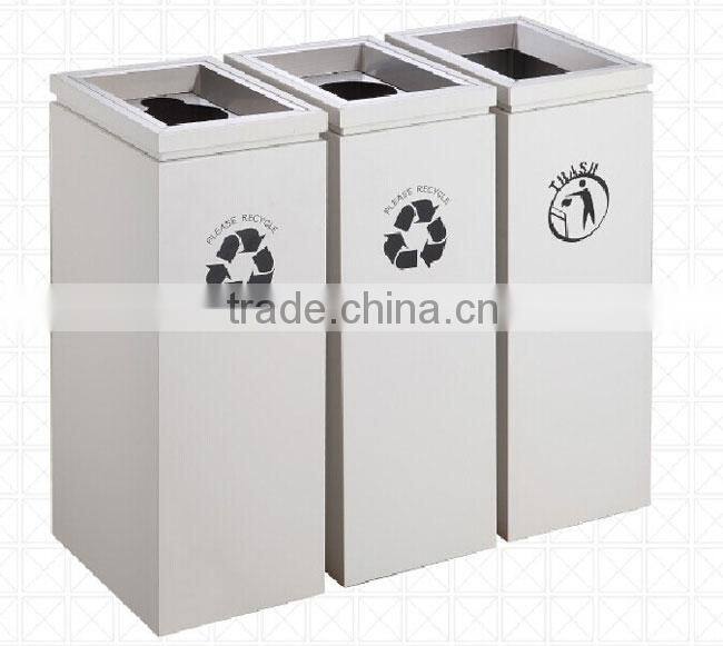 Stainless Steel Waste Separation Litter Bin
