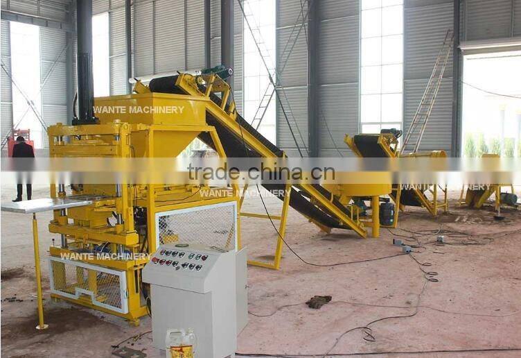 WANTE BRAND WT2-10 Thailand soil brick making machine interlock brick making machine