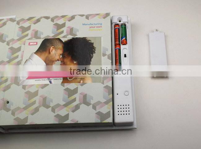 Luxury PU leather photo album customized manufacturer