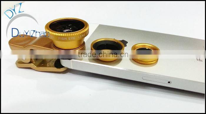 3in1 Wide Angle+Macro+Fish Eye Camera Lens for Mobile Cell Phone