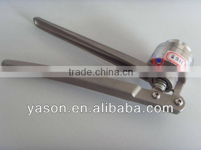 Stainless steel Manual flip top vial crimper 20mm vial crimper vial flip off cap Crimper for flip off cap and tear off cap