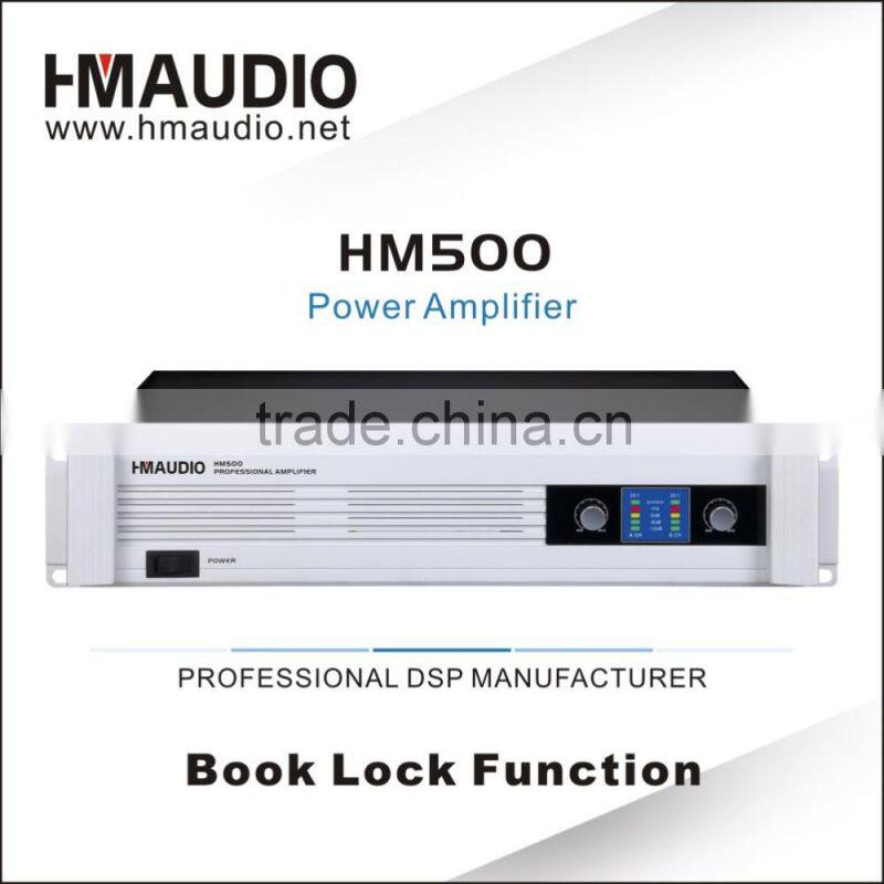 Good quality professional 1u power amplifier HM500 made in China