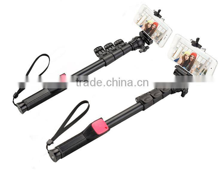 With Bluetooth Shutter button Selfie Stick Protable Bluetooth Selfie Stick