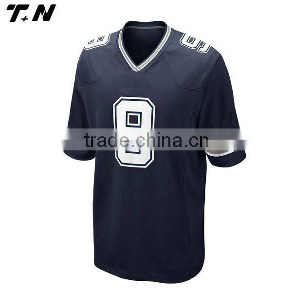 Sublimation American football jersey for teamwork in sport