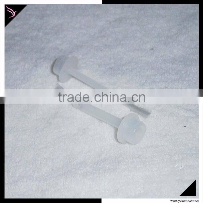 High quality black plastic nail polish cap with inner