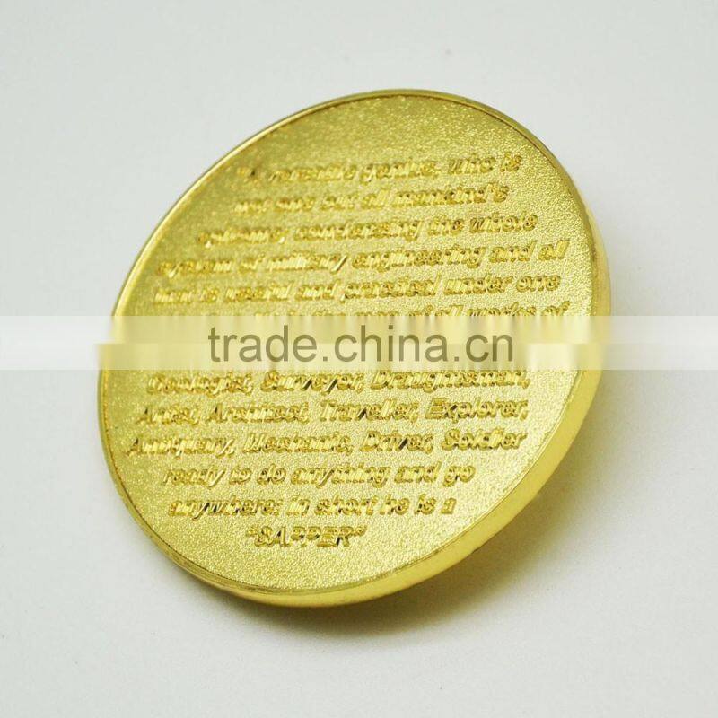 Wholesale custom brass souvenir coin