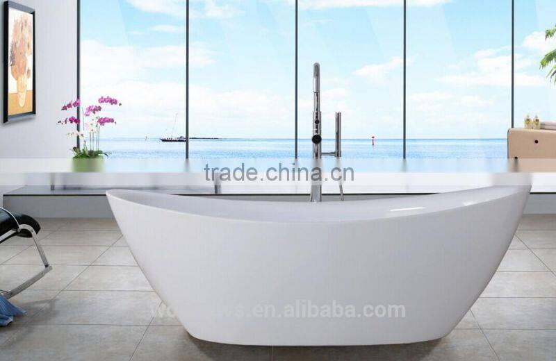 Q142 Whole Sale Home Antique Style Large small clear acrylic bathtub