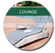 Waterproof rattan sofa set with cushion