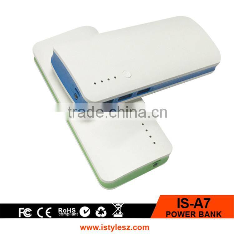 2016 hot sell real capacity 11000mah 10000mah 3 usb power bank