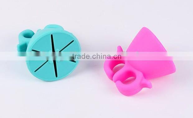 Silicone Nail Polish Bottle Holder, Wearable Nail Polish Holder, Nail Art Polish Finger Stand Ring