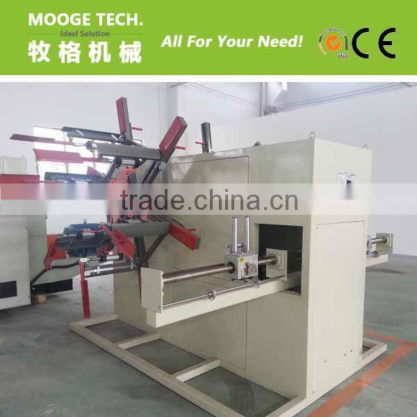 Automatic plastic pipe coiler machine