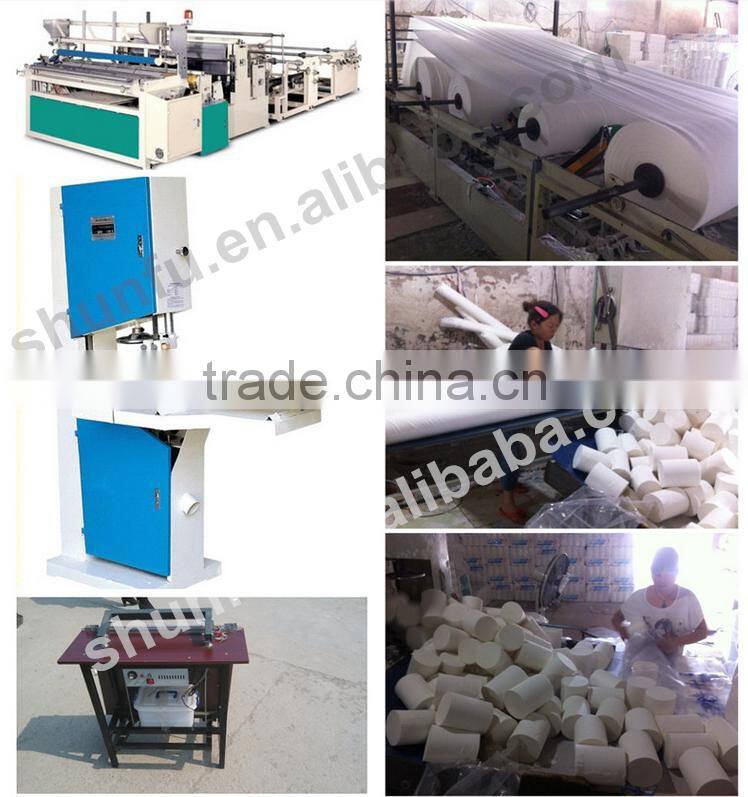 Toilet paper processing equipment,cutting and rewinding machine tissue jumbo roll,paper processing machine