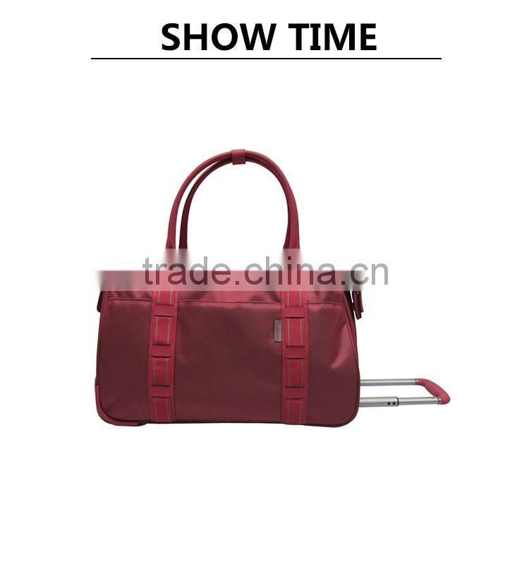 LARGE CAPACITY FASHIONABLE DUFFLE TROLLEY BAG FOR MAN AND WOMEN