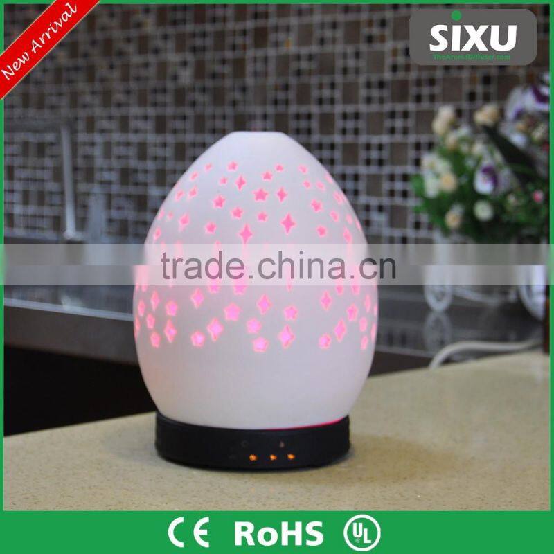 Essential aroma diffuser, ultrasonic fragrance nebulizer, led mist generator