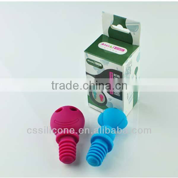 High quatity silicone wine bottle stopper,cute bottle stopper,fancy bottle stopper,bottle plug