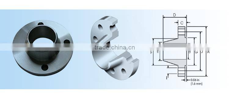 DIN Welding Neck carbon Steel forged Flange supplier