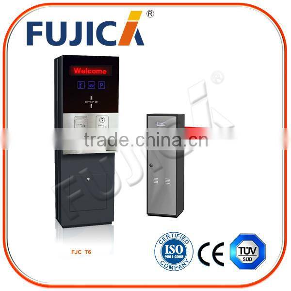 FUJICA car parking system with barrier gate for residents use