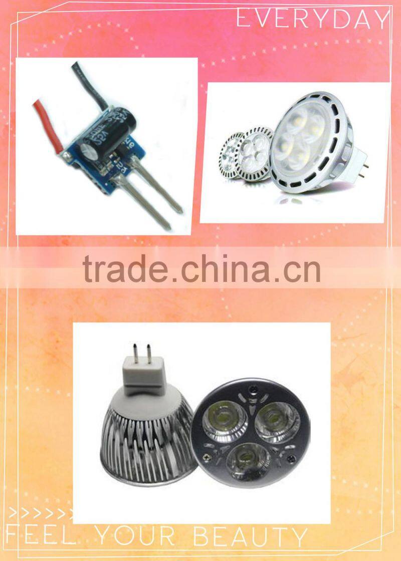 MR16 led driver 12v 3w 300mA constant current