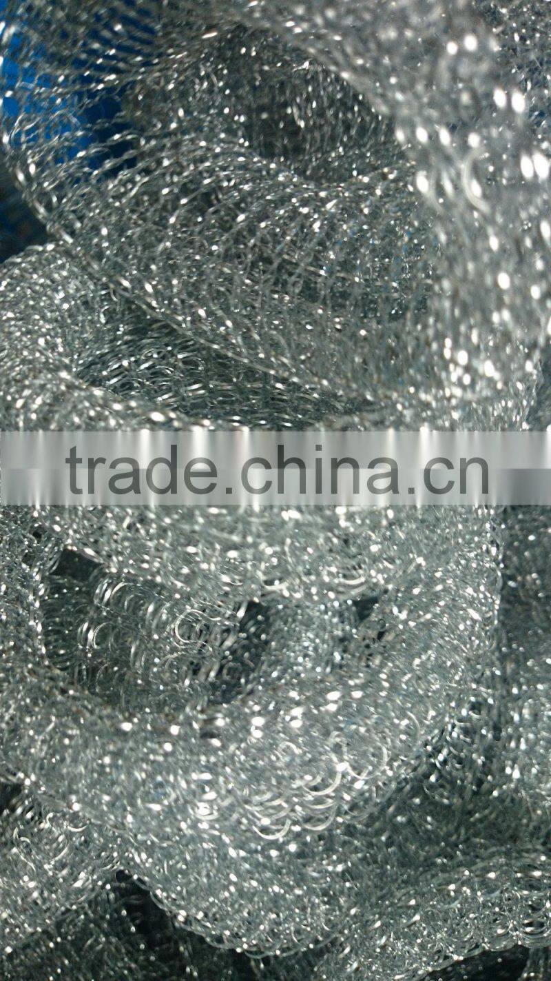 High dipped galvanized wire mesh scourer/stainless steel scrubber