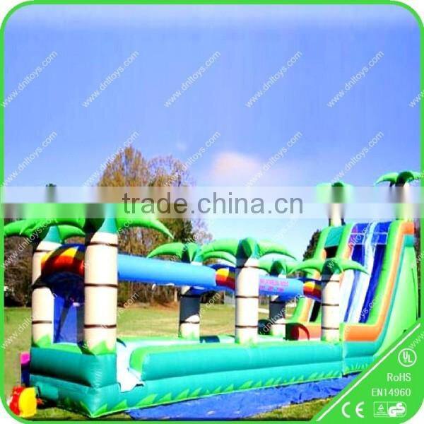 Water slide for family swimming pool
