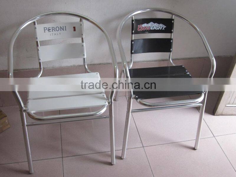 Cheap table chairs aluminum outdoor dinning restaurant set YC002 YT2