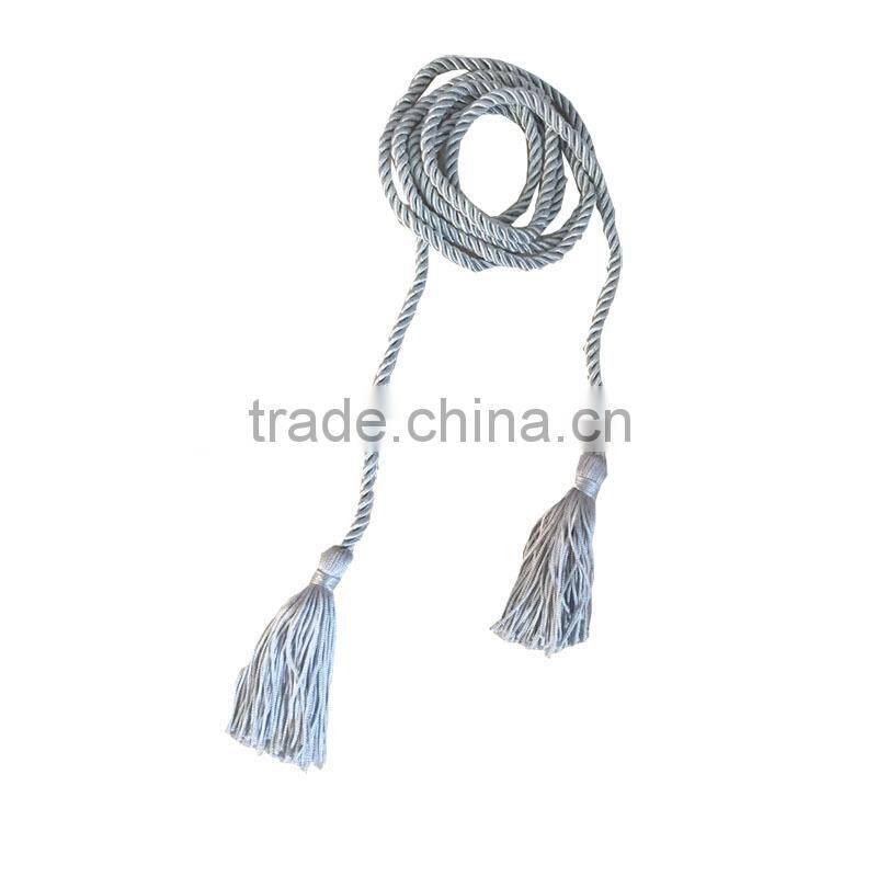 Honor Cord Single Color in Grey for Graduation