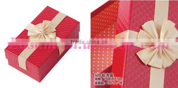 Factory sale 15*8.8*5.5cm high grade wedding gift box,luxury christmas gift box 2015