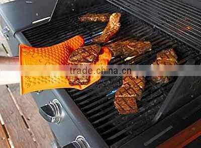 factory sell Kitchen gloves silicone cooking gloves silicone bbq baking gloves