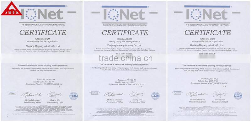 Manufacturer manganese steel jaw plate