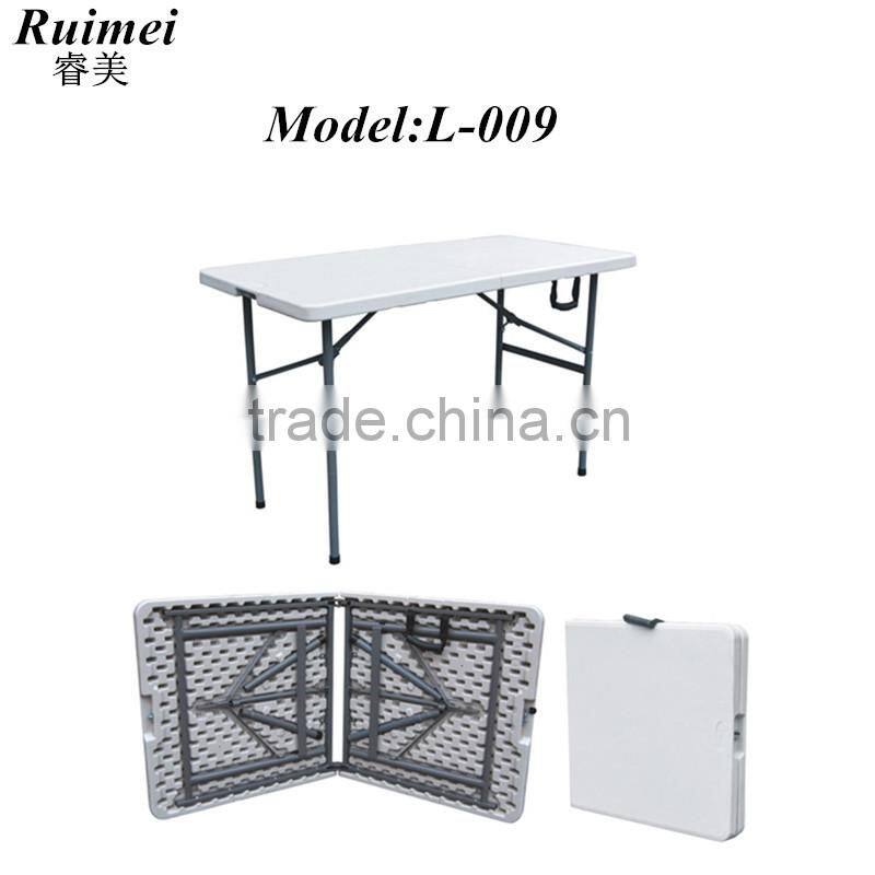 L-002 Modern outdoor furniture plastic round folding table