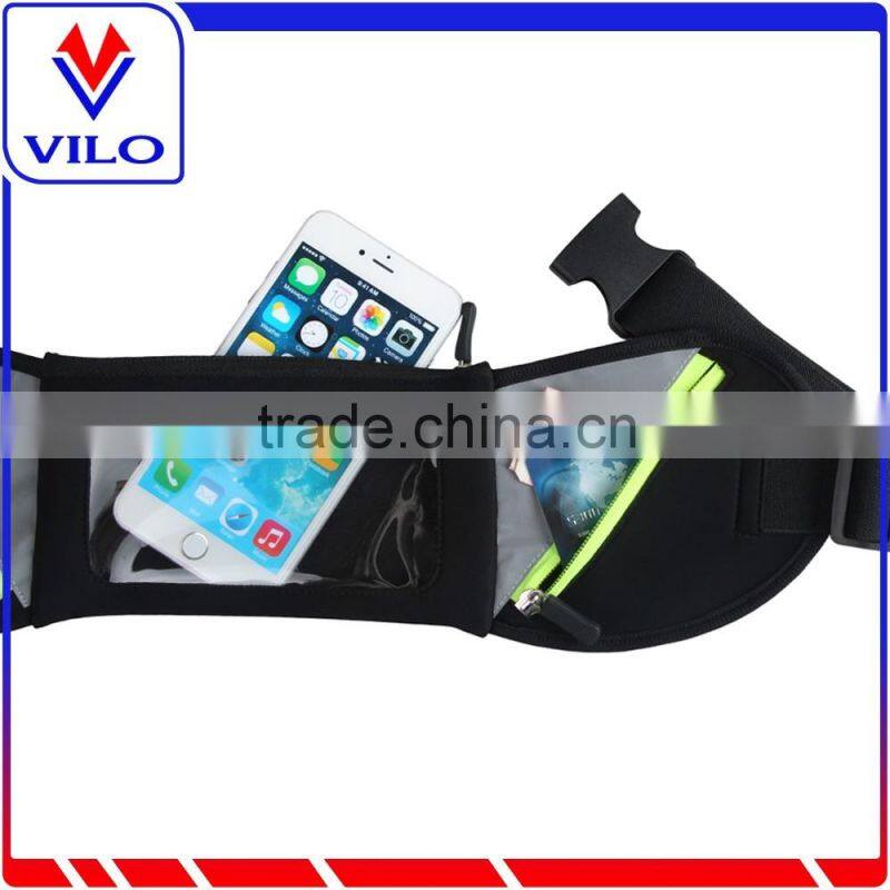 Best price lightweight neoprene running belt,running waist pack,hydration running belt